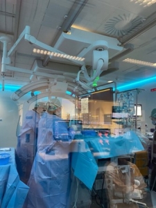 Operating room in a hospital