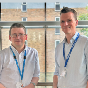 Portrait of Rytis Masiliunas and Alistair Webb